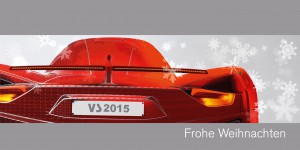 Virtuelles Studio Weihnachtskarte