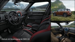 Strak-Prozess für das Interieur des neuen MINI Countryman 